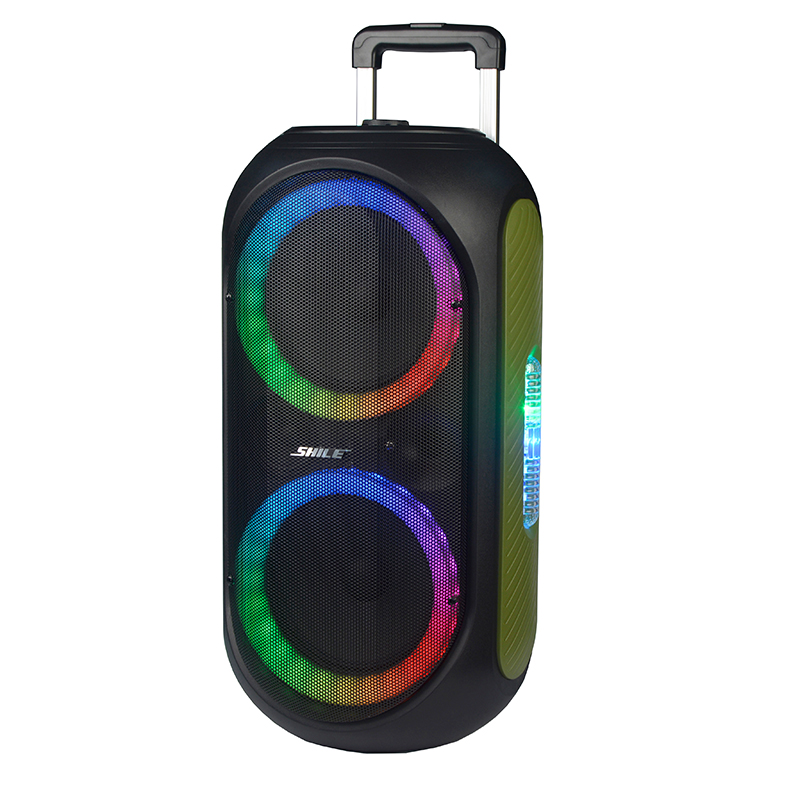 EL MİKROFONLU KUMANDALI USB+SD+BT TAŞINABİLİR HOPARLÖR SL-2012 (5271)
