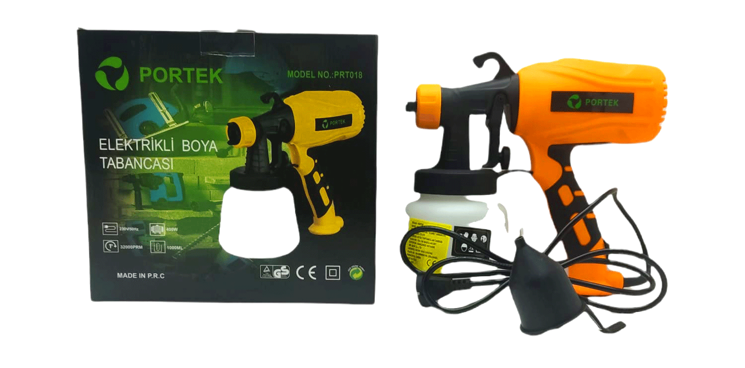ELEKTRİKLİ BOYA TABANCASI 1000 ML.400W PRT-018 (5271)