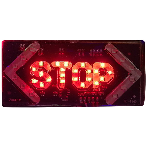 ELEKTRİKLİ İŞARET CİHAZI OKLU STOP KÜÇÜK (5271)