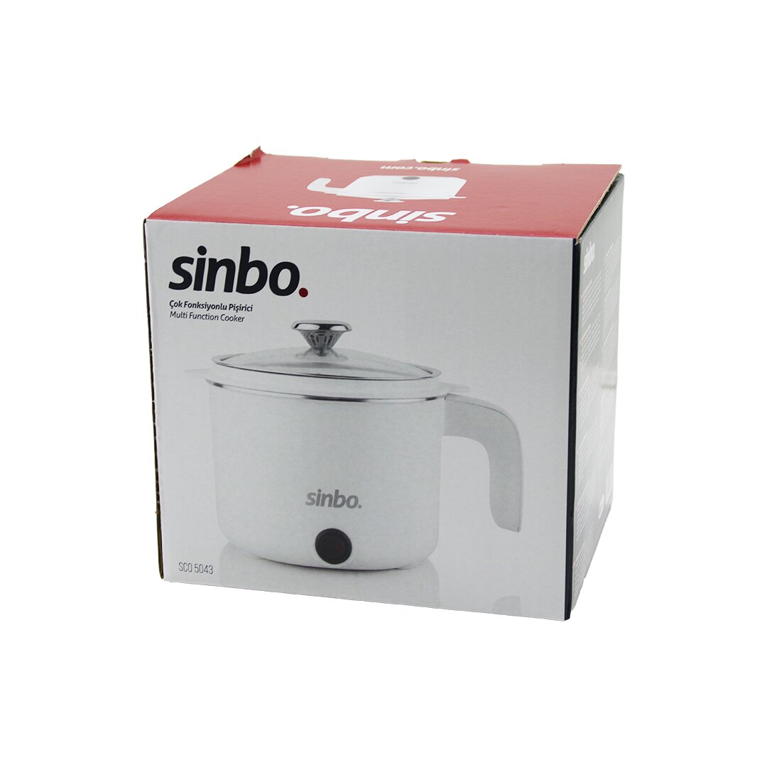 ELEKTRİKLİ FONKSİYONLU PİŞİRİCİ ÇELİK TENCERE 800ML 400W BUHARDA PİŞİRME APARATI CAM KAPAK SCO-5043 (5271)