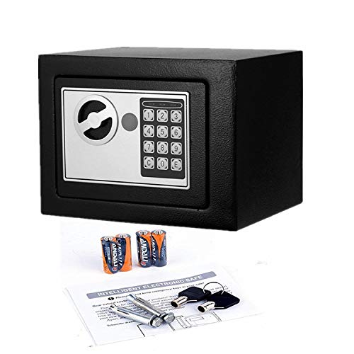 Elektronik Tuşlu Çelik Para Kasası Siyah (5271) Elektronik Tuşlu Çelik Para Kasası Siyah (5271)