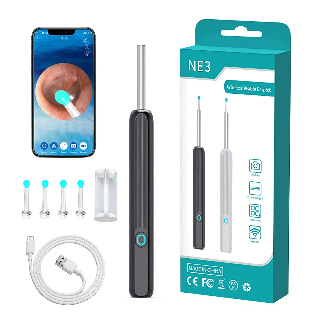 ENDOSKOP KAMERALI KULAK TEMİZLEME CİHAZI ALL-IN-ONE SET (5271)