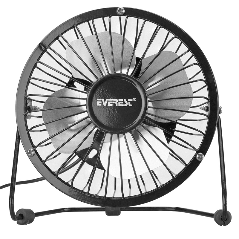 EVEREST EFN-482 MASAÜSTÜ METAL SİYAH FAN (5271)
