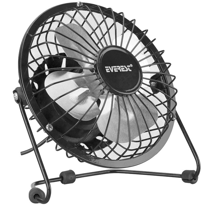 EVEREST EFN-482 MASAÜSTÜ METAL SİYAH FAN (5271)
