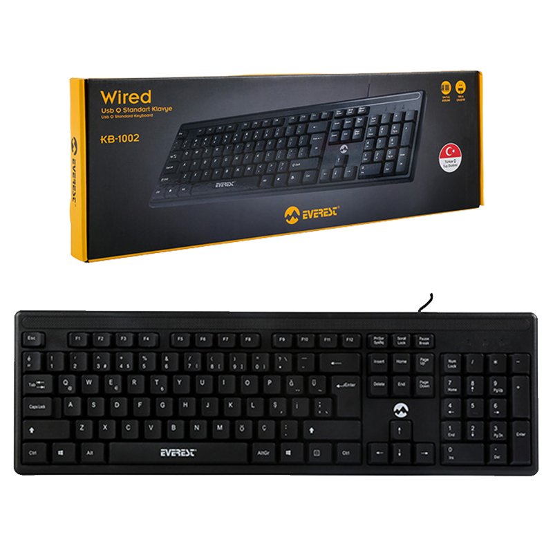EVEREST KB-1002 USB Q STANDART KLAVYE (5271)
