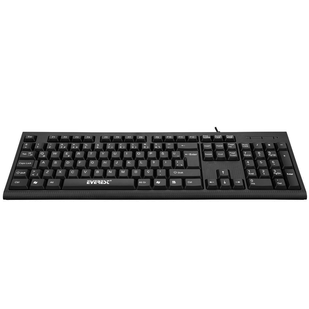 EVEREST KB-871U SİYAH USB STANDART Q KLAVYE (5271)