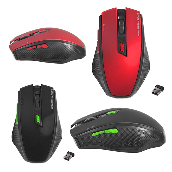 EVEREST SMW-777 USB 2.4GHZ OPTİK KABLOSUZ MOUSE (KIRMIZI*SİYAH) (5271)