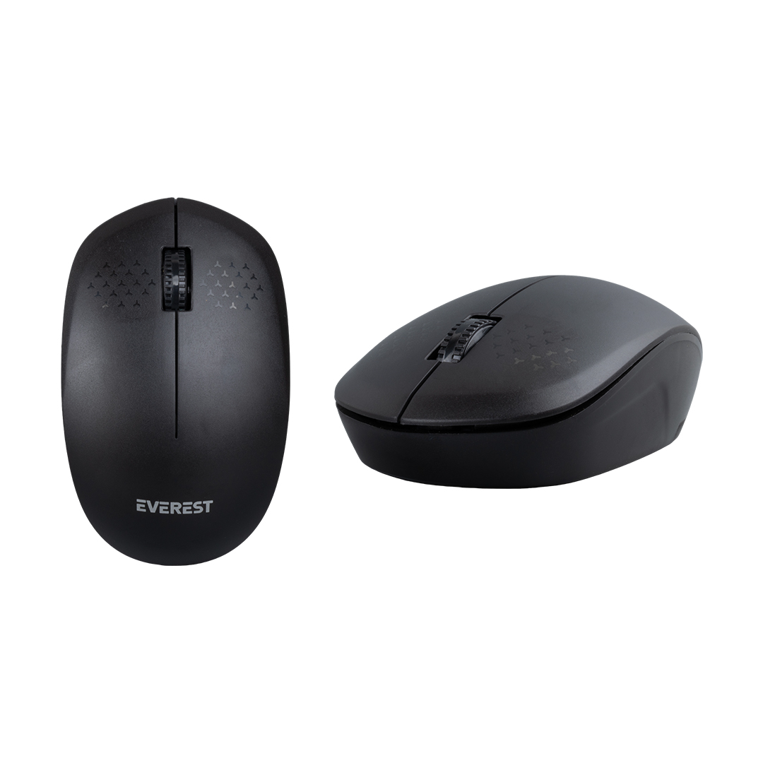 EVEREST SMW-88 USB 2.4GHZ SİYAH 1200 DPI KABLOSUZ MOUSE (5271)