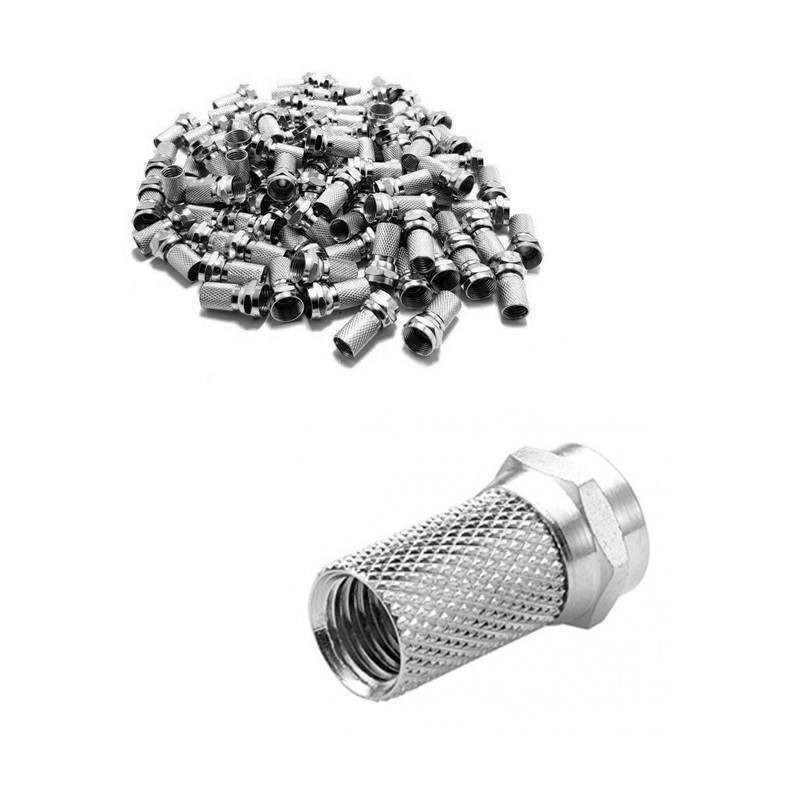 F KONNEKTÖR RG6/U6 GENİŞ 100LÜ PAKET (5271)