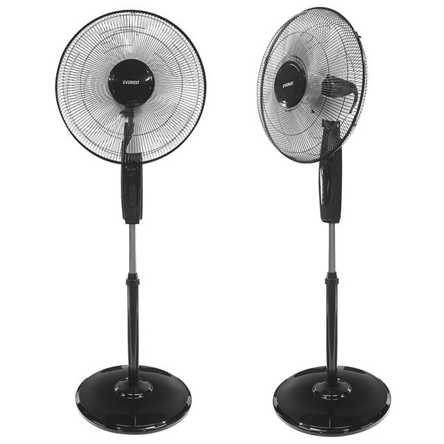 FAN11 Cool Air 16&apos;&apos; 45 Watt 5 Pervaneli 3 Kademe 1200RPM Zaman Ayarlı Vantilatör Siyah (5271)