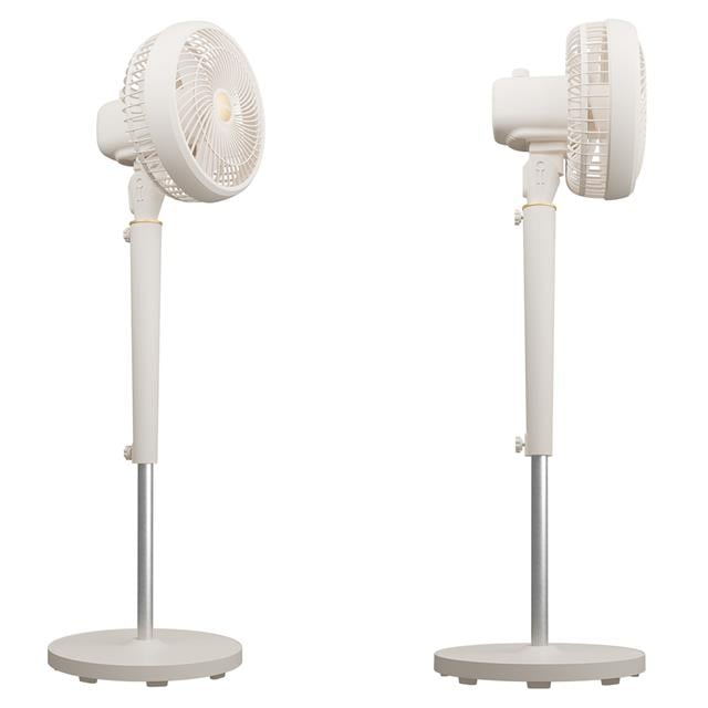 Fan12 Dynabreeze 9&apos;&apos; 70 Watt 3 Hız Kademeli 2000RPM Çift Motorlu Vantilatör Krem Gold (5271)