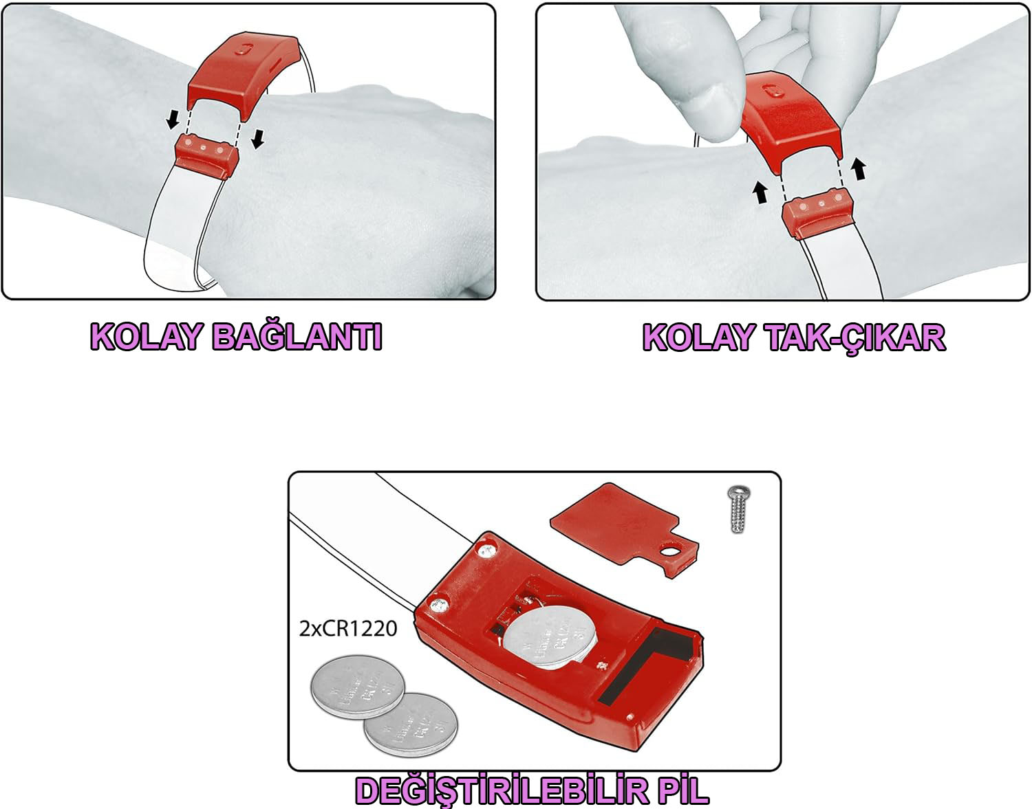 Festival & Parti LED Bileklik Baskı Yapılabilir 3 Farklı Mod Işıklı 1 Adet (5271) Festival & Parti LED Bileklik Baskı Yapılabilir 3 Farklı Mod Işıklı 1 Adet (5271)