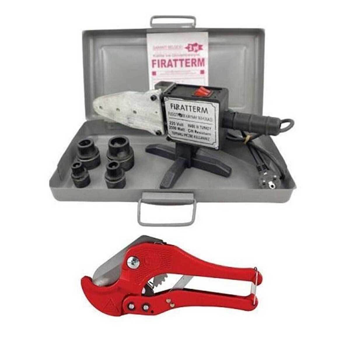 Fıratterm 2500W Pvc Pafta Plastik Boru Tesisat Kaynak Makinesi (5271)