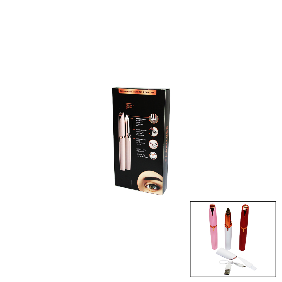 FLAWLBSS USB ŞARJLI KALEM MODELİ KAŞ BURUN YANAK KIL MAKİNESİ (5271)