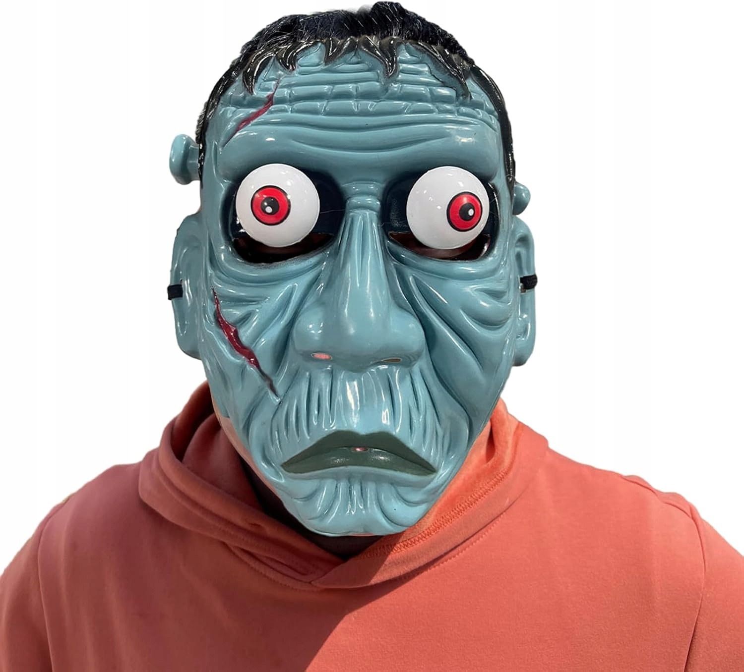 Frankenstein Temalı Sallanan Oynar Gözlü Maske (5271)