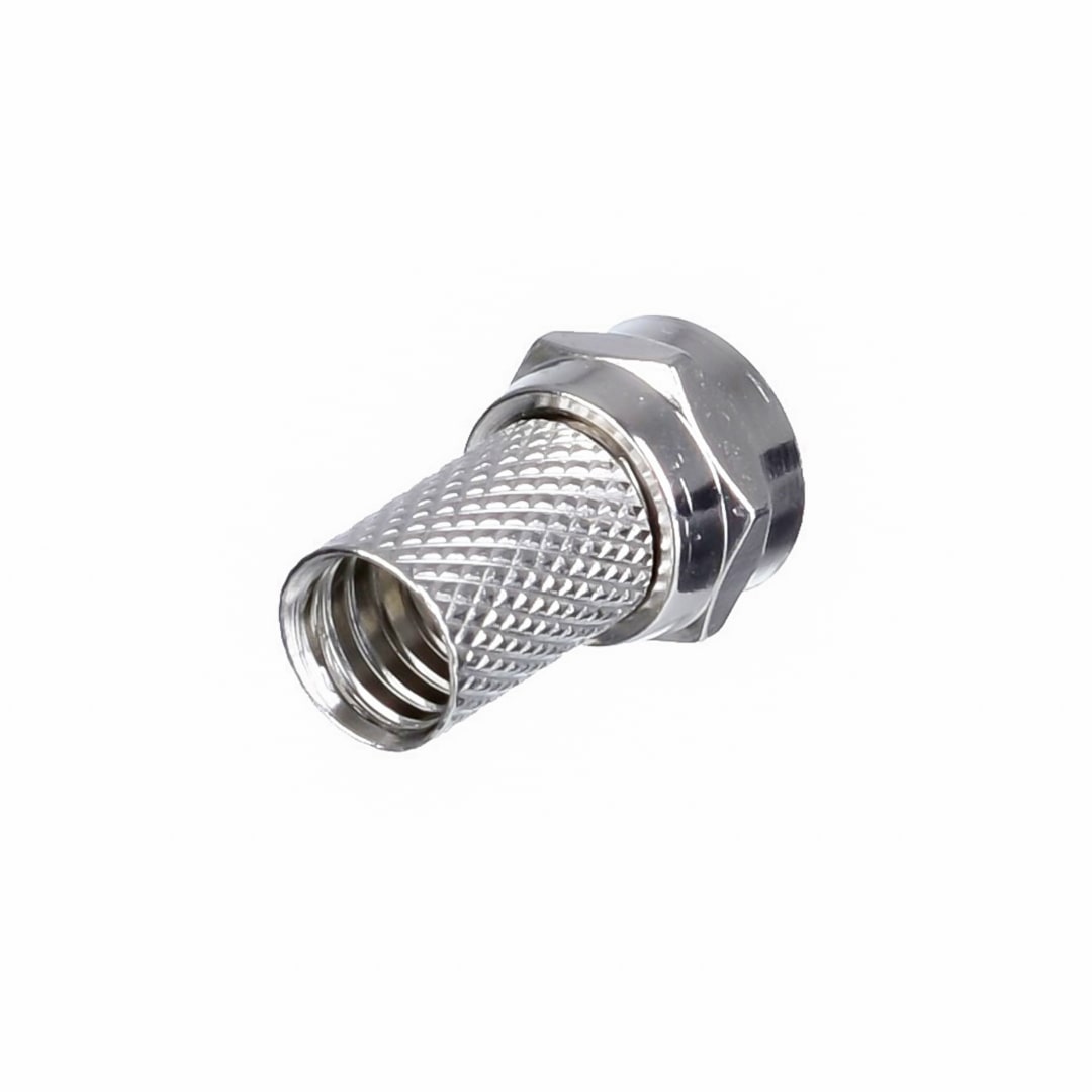 FULLY E-320A RG6/U4 18MM GENİŞ F KONNEKTÖR (100LÜ POŞET) (5271)