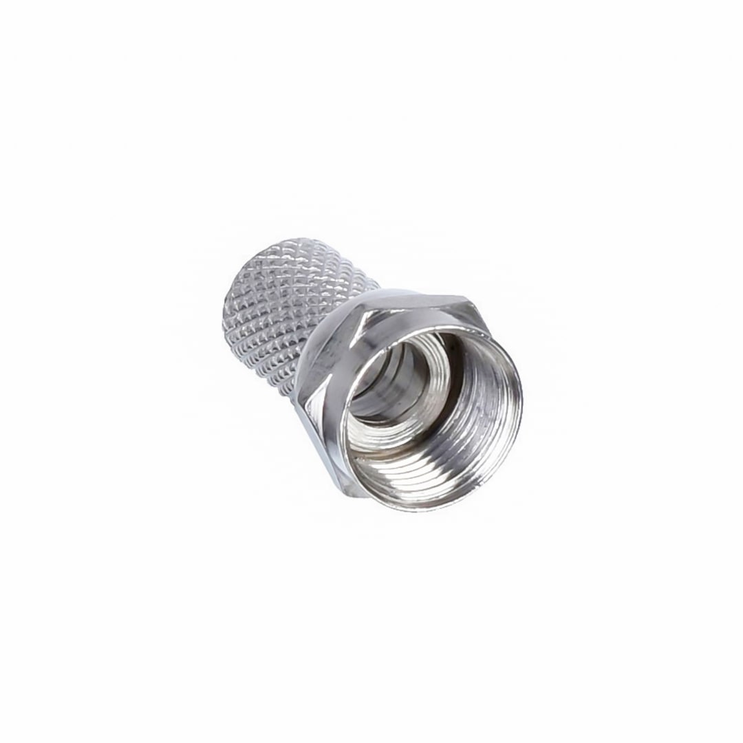 FULLY E-320A RG6/U4 18MM GENİŞ F KONNEKTÖR (100LÜ POŞET) (5271)