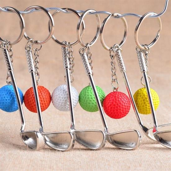 Gerçekçi Golf Tasarımlı Şık Anahtarlık Kolye Çanta Süsü Golf Keychain (5271)