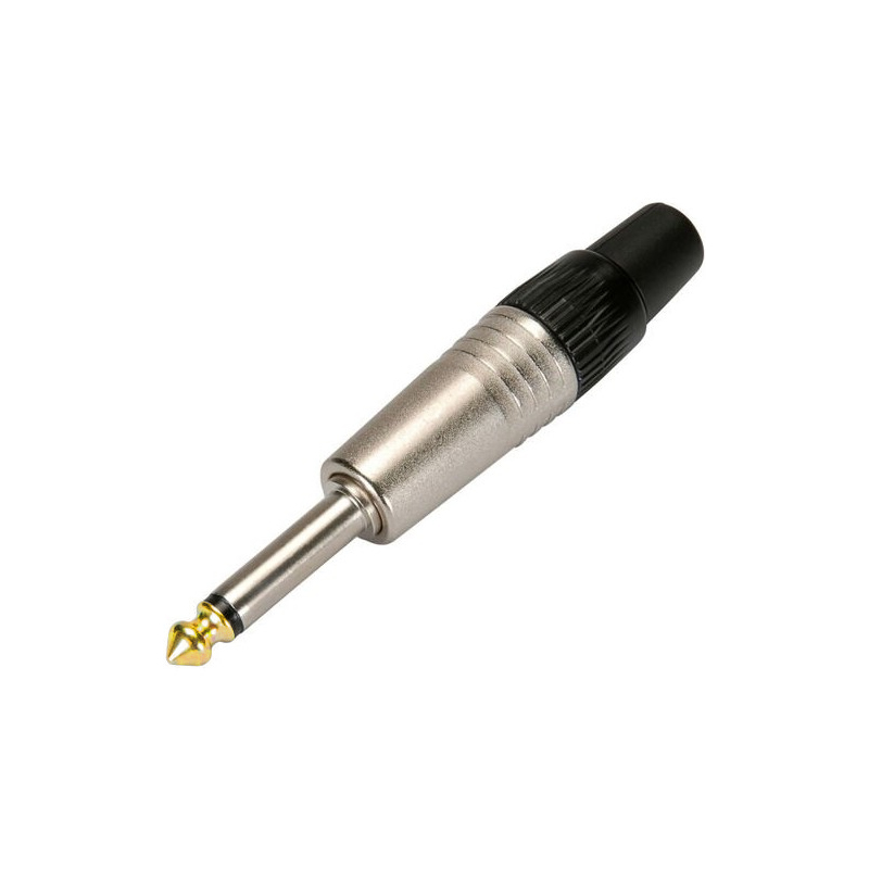 GİTAR JACK FİŞ 6.3 MM MONO METAL SİYAH*KIRMIZI (5271)
