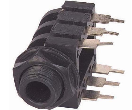 GİTAR JACK ŞASE YATIK 6.3 MM STEREO (5271)
