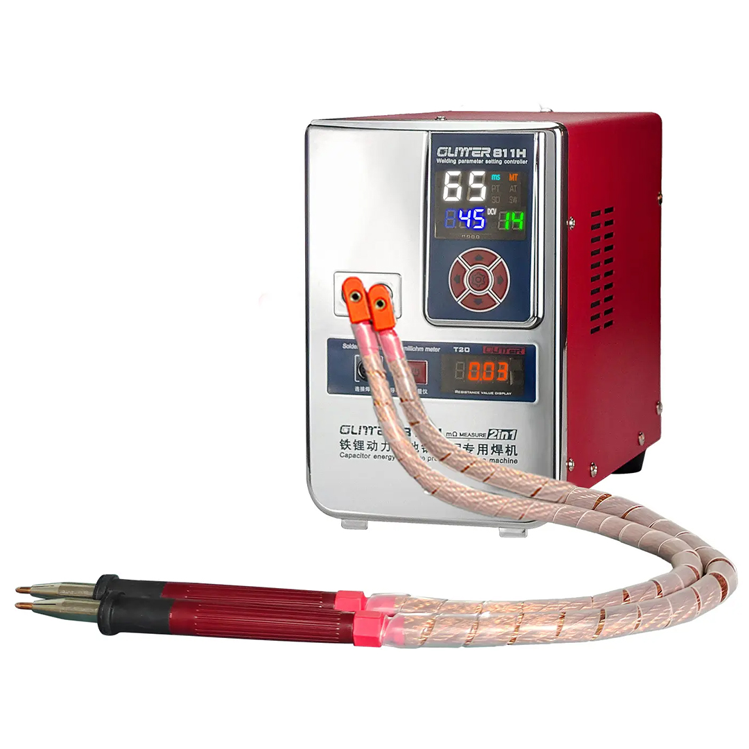 GLİTTER 811H ŞARJLI PİL PROFESYONEL BAKIR - NİKEL PUNTA KAYNAK MAKİNESİ 36KW/42KW 7000A (5271)