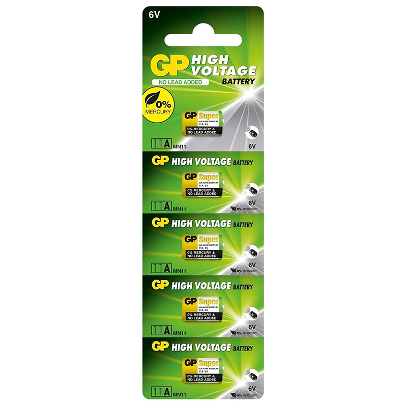 GP 11A-2C5 ALKALİN 6V 5Lİ PAKET PİL (5271)