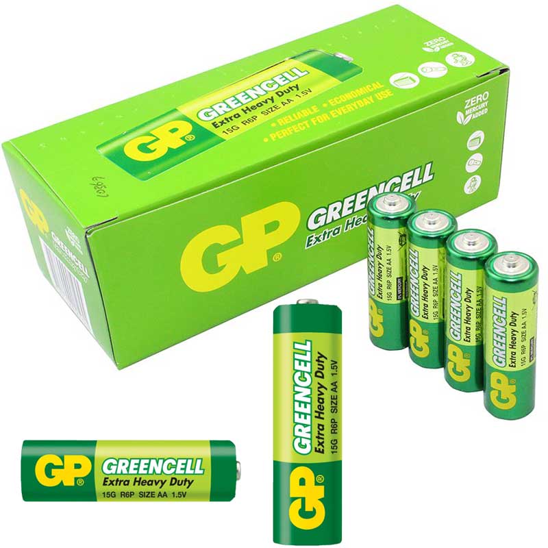 GP 15G-2S4 GREENCELL R6 AA KALEM PİL (40 LI PAKET FİYATI) (5271)