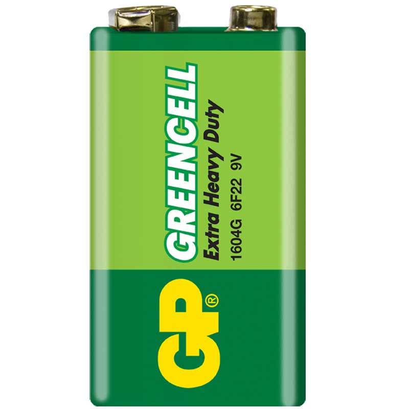 GP 1604G-B GREENCELL 9 VOLT PİL (10LU PAKET) (5271)