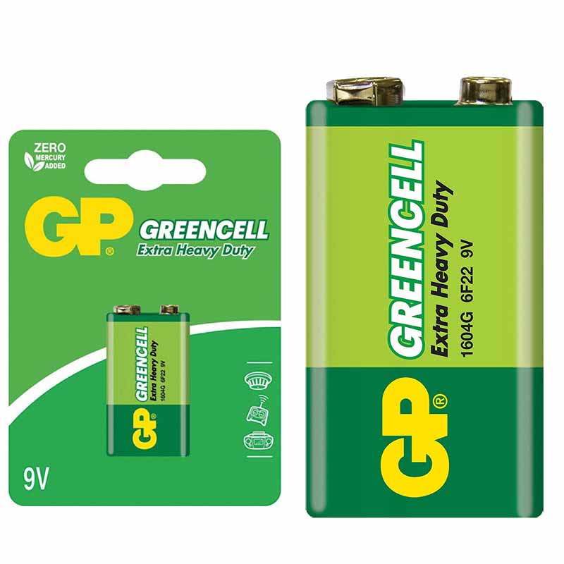 GP 1604GLF GREENCELL 9 VOLT BLİSTERLİ PİL TEKLİ FİYAT (5271)