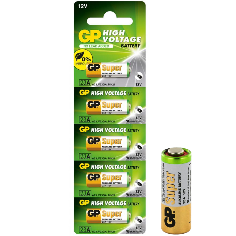 GP 23A 12V KALIN ALARM PİLİ 5Lİ PAKET (5271)