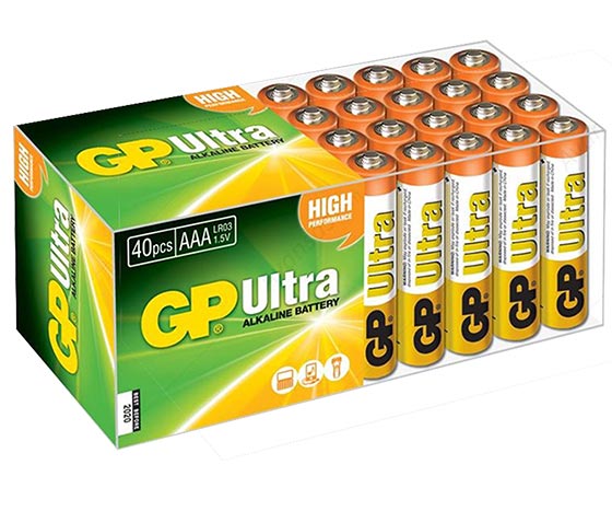 GP 24AU R03 ULTRA ALKALİN AAA İNCE KALEM 40 LI PAKET FİYAT (5271)