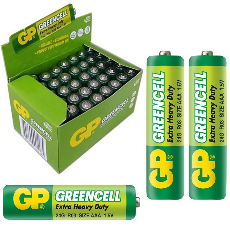 GP 24G-2S2 GREENCELL AAA İNCE KALEM PİL (40 LI PAKET) (5271)