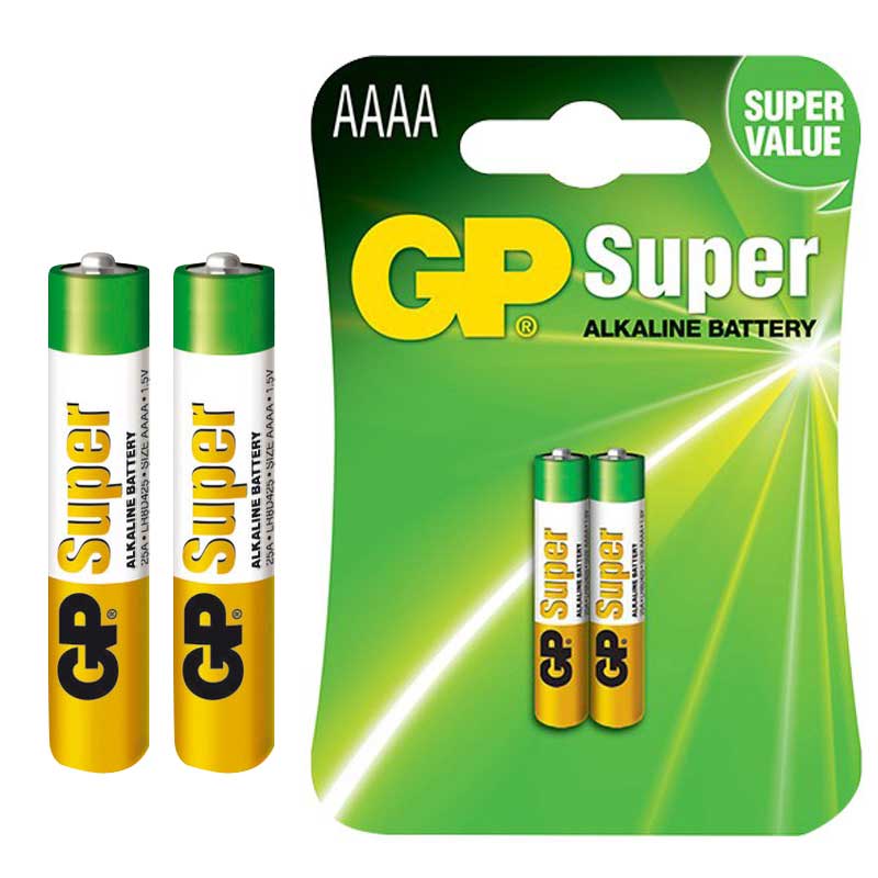 GP 25A AAAA İNCENİN İNCESİ ALKALİN 2 Lİ KART PAKET FİYAT (5271)