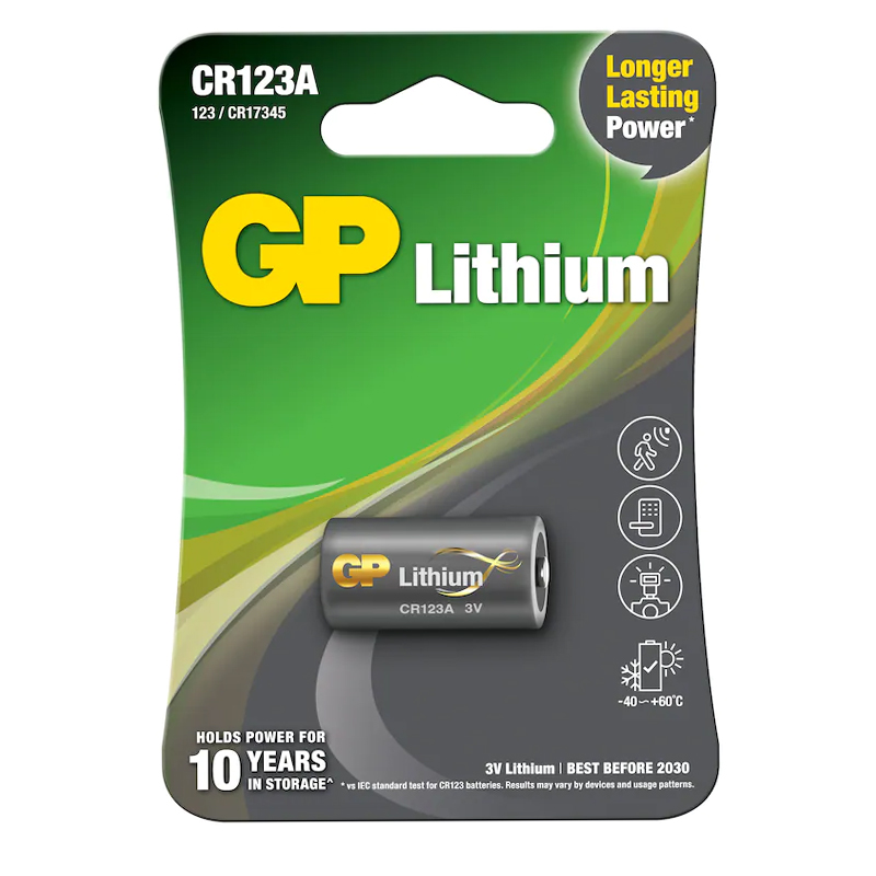 GP CR123A 3 VOLT LİTYUM FOTOĞRAF MAKİNESİ PİLİ (5271)