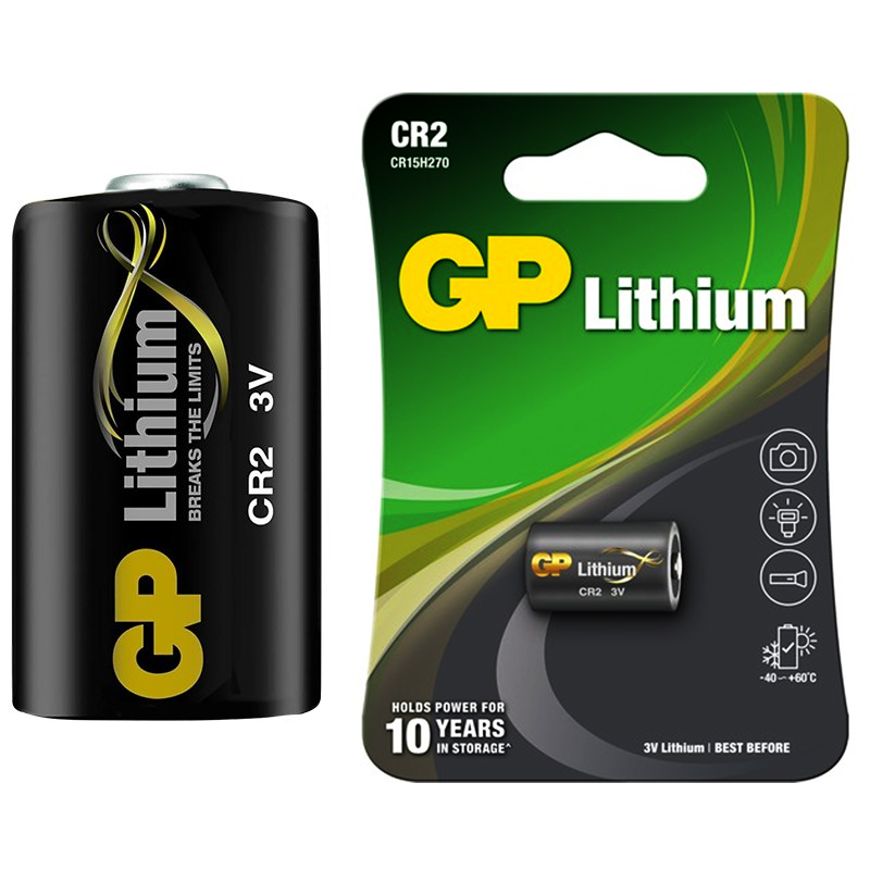 GP CR2 3 VOLT LİTHİUM FOT.MAK. PİLİ (CR2E-2UE1) (5271)