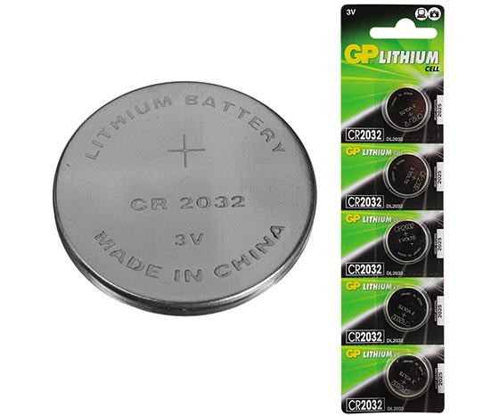 GP CR2032 3V LİTYUM PARA PİL 5Lİ PAKET GPCR2032-2CPU5 (GPPBL2032188) (5271)
