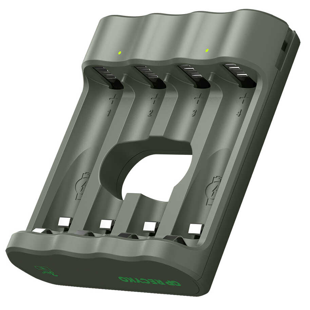 GP RECYKO B441 USB 4LÜ AA - AAA PİL ŞARJ CİHAZI (GPACSB44103 GPB441R21-2GTLB1) PİLSİZ (5271)