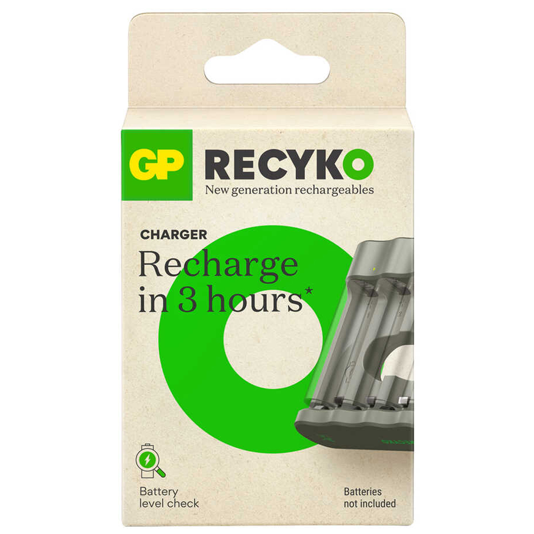 GP RECYKO B441 USB 4LÜ AA - AAA PİL ŞARJ CİHAZI (GPACSB44103 GPB441R21-2GTLB1) PİLSİZ (5271)