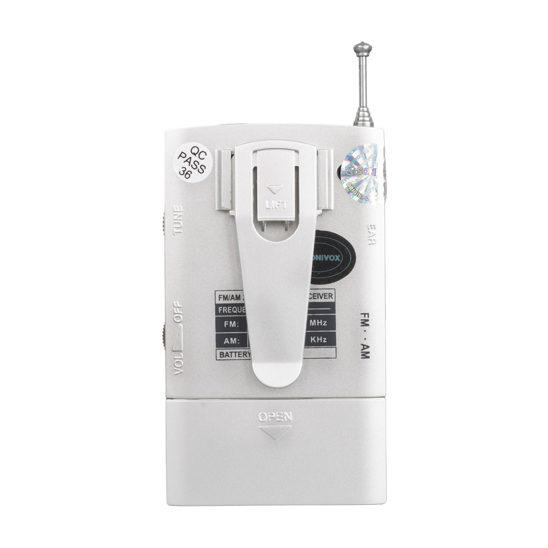 GÜMÜŞ RENK CEP TİPİ ANALOG FM RADYO VS-R106 (5271)
