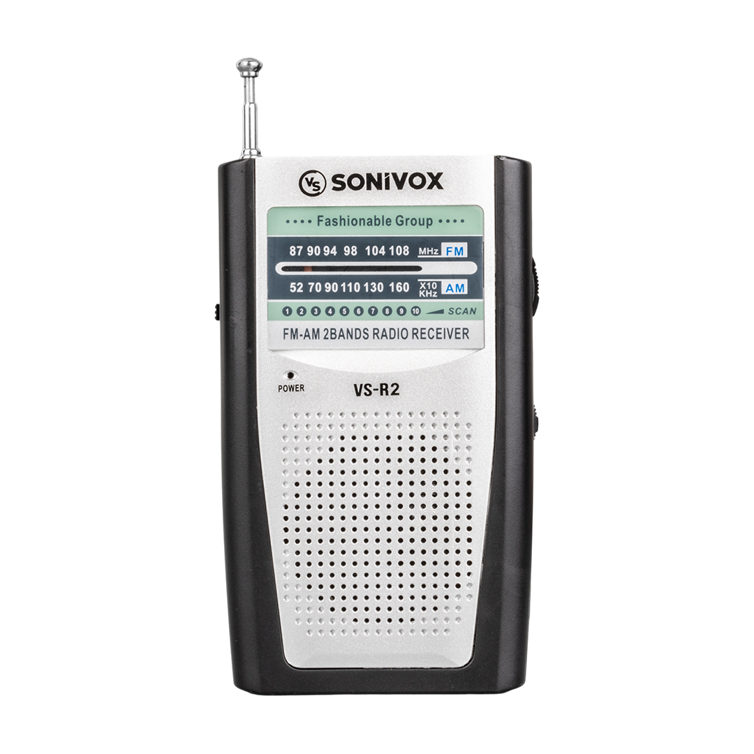 GÜMÜŞ RENK ANALOG RADYO VS-R2 (5271)
