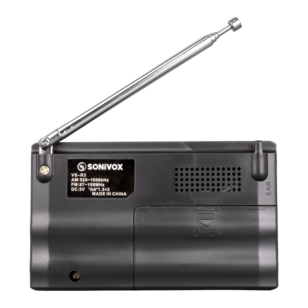 GÜMÜŞ RENK CEP TİPİ ANALOG FM RADYO VS-R3 (5271)
