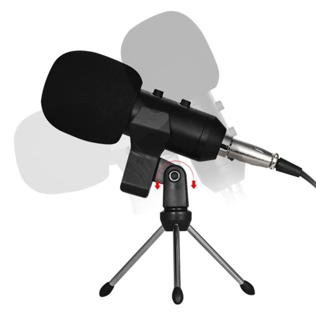 Haiki HK-100 3.5Mm Masaüstü Kondenser Stüdyo Podcast Yayıncı Mikrofonu 3 Metre Kablolu (5271) Haiki HK-100 3.5Mm Masaüstü Kondenser Stüdyo Podcast Yayıncı Mikrofonu 3 Metre Kablolu (5271)
