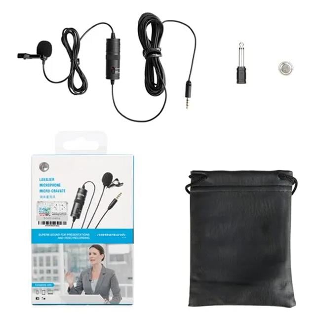 Haiki HK-401 Profesyonel Youtuber Kamera Telefon Yaka Mikrofonu (6 Metre Kablolu) (5271) Haiki HK-401 Profesyonel Youtuber Kamera Telefon Yaka Mikrofonu (6 Metre Kablolu) (5271)