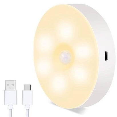 Hareket Sensörü Dolap Altı Aydınlatması USB Şarj Edilebilir LED (5271)