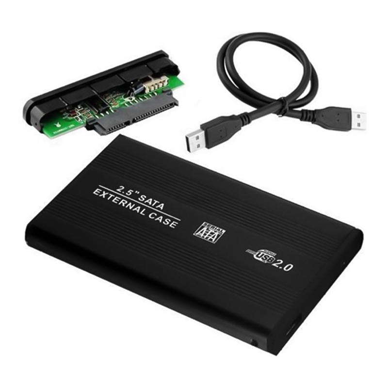HARİCİ 2.5 USB 2.0 SATA HARDDISK KUTUSU SİYAH (5271)