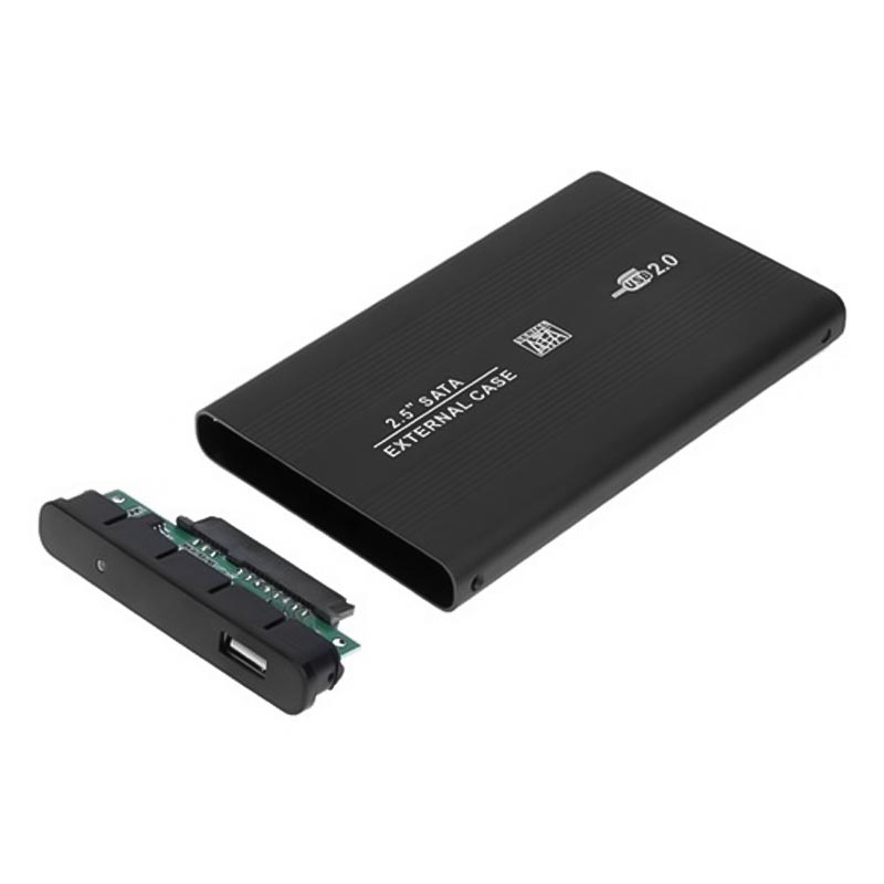 HARİCİ 2.5 USB 2.0 SATA HARDDISK KUTUSU SİYAH (5271)