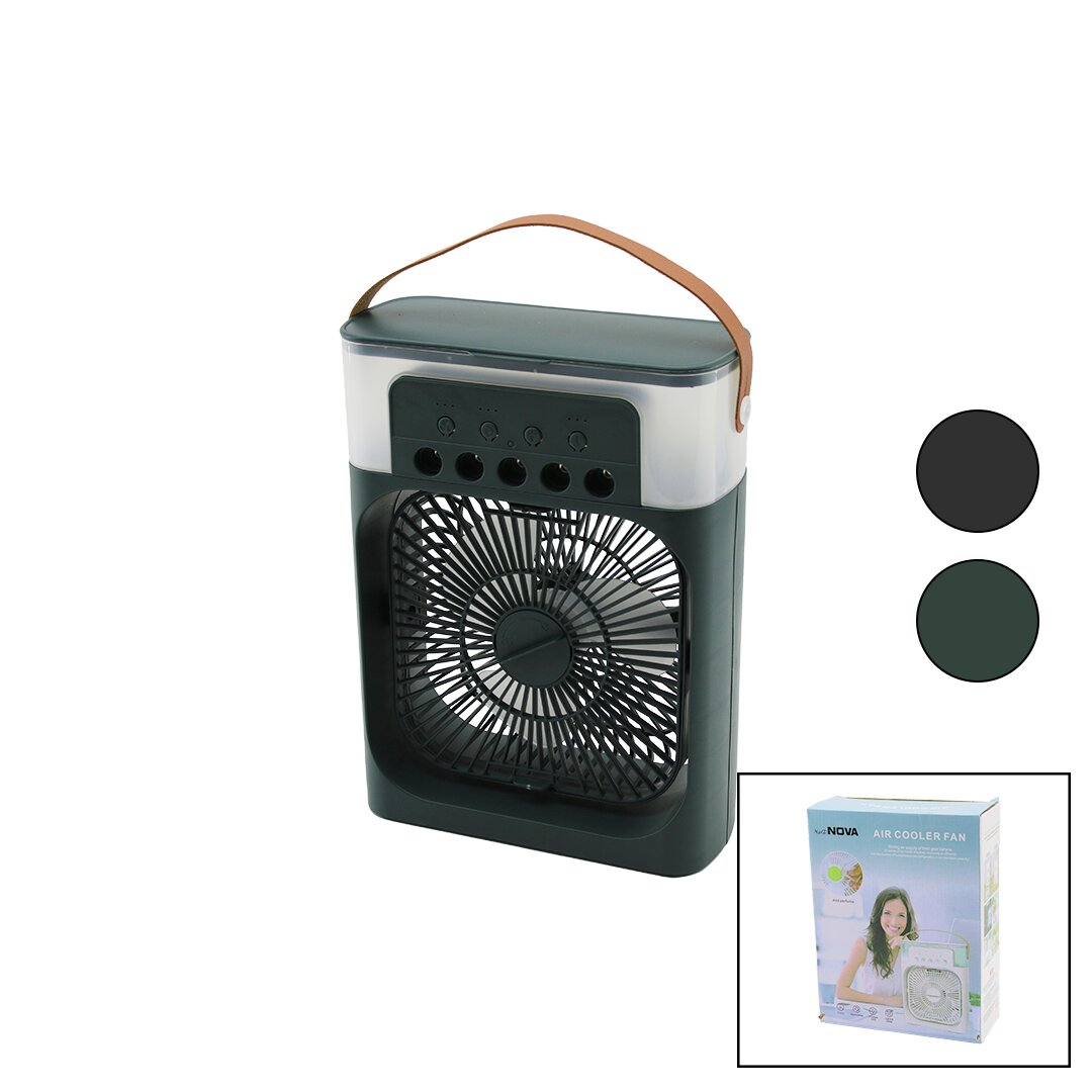 HAVA NEMLENDİRME - FAN - GECE LAMBASI MASA ÜSTÜ ULTRASONİK VANTİLATÖR 360 DERECE USB ŞARJ 3KDM HIZ (5271)