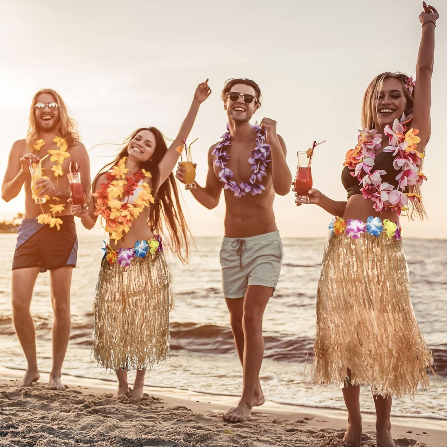 Hawaii Tarzı Hula Eteği – 60 cm Hasır Naturel Etek (5271) Hawaii Tarzı Hula Eteği – 60 cm Hasır Naturel Etek (5271)
