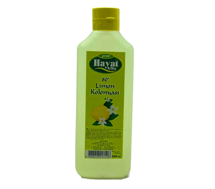 HAYAT 900ML LİMON KOLONYA BİDON (5271)