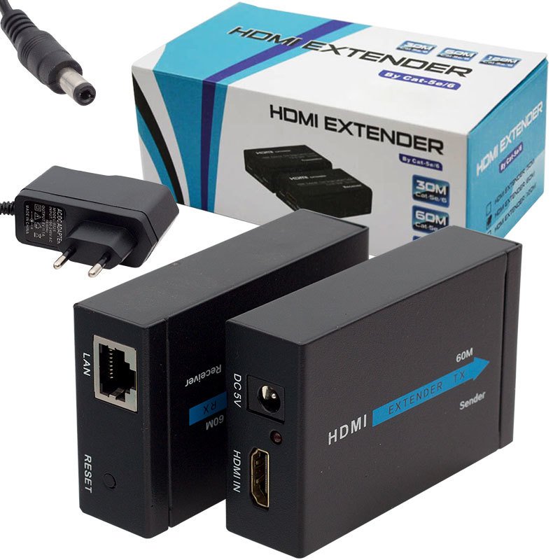HDMI TO CAT5/CAT6 60 METRE UZATICI EXTENDER (5271) HDMI TO CAT5/CAT6 60 METRE UZATICI EXTENDER (5271)